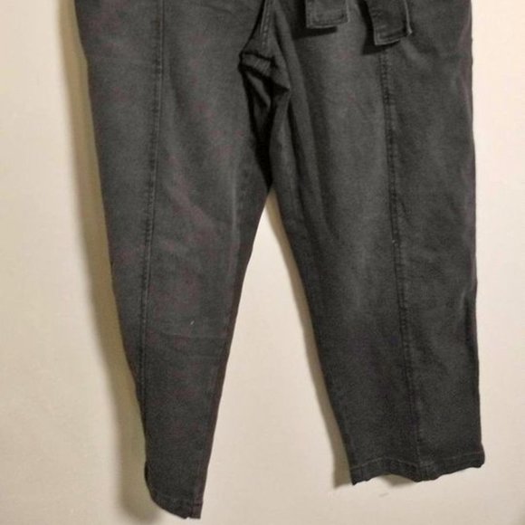 Time And Tru womens paperbag jeans denim black size XXL 20 W-359 - Picture 3 of 3